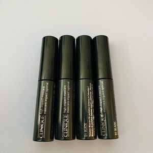 4X Clinique High Impact Mascara 01 BLACK
3.5mL NEW Travel Size bundle